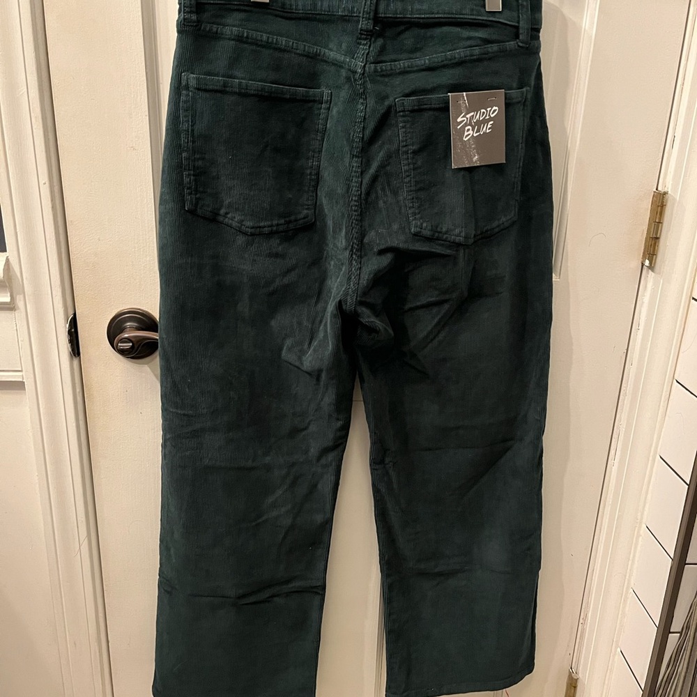 Stitch Fix Studio Blue Dawn High Rise Wide Leg corduroy pants